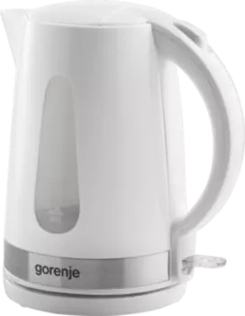 Чайник электрический Gorenje K17WE 1.7л. 2.2 кВт, металл/пластик, белый (K17WE)