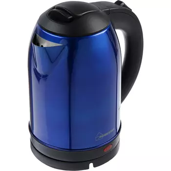 Чайник Homestar HS-1009 1.8л. 1.5 кВт, нержавеющая сталь, синий (002996)