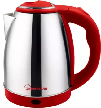 Чайник Homestar HS-1028 1.8л. 1.5 кВт, нержавеющая сталь, красный (008200)