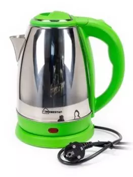 Чайник Homestar HS-1028 1.8л. 1.5 кВт, нержавеющая сталь, зеленый (008201)