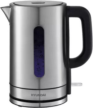 Чайник электрический Hyundai HYK-S2506 1.7л. 2.2 кВт, металл, серебристый