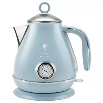 Чайник LEONORD RETRO LE- 1902 / 2 1.7л. 2.2 кВт, нержавеющая сталь, голубой (105841)