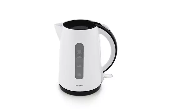 Чайник LERAN EKP-1757 P 1.7л. 2200Вт, пластик, белый/черный (325992)