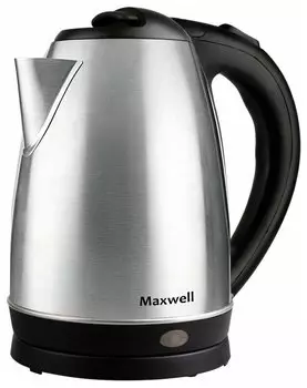Чайник электрический Maxwell MW-1055 1.8л. 2.2 кВт, металл, серебристый (MW-1055)