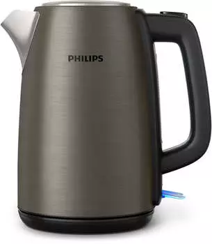 Чайник PHILIPS Daily Collection HD9352 1.7л. 2200Вт, закрытая спираль, нержавеющая сталь, титан (HD9352/80)