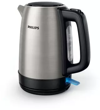 Чайник электрический PHILIPS HD9350/90 1.7л. 2.2 кВт, металл, черный (HD9350/90)