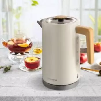 Чайник электрический REDMOND RK-M162 1.7л. 2.2 кВт, пластик, бежевый (RK-M162)