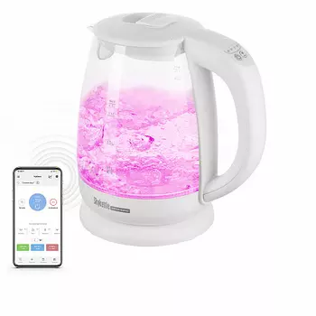 Чайник REDMOND SkyKettle RK-G211S 1.7л. 2200Вт, термостойкое стекло, белый (RK-G211S)