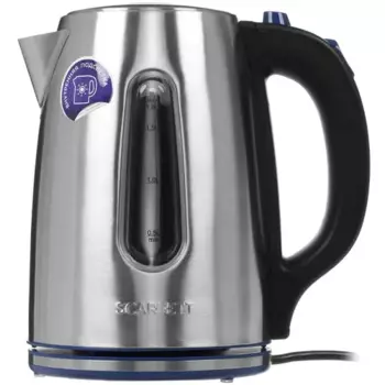 Чайник электрический Scarlett SC-EK21S72 1.8л. 2.2 кВт, металл/пластик, сталь (SC-EK21S72)