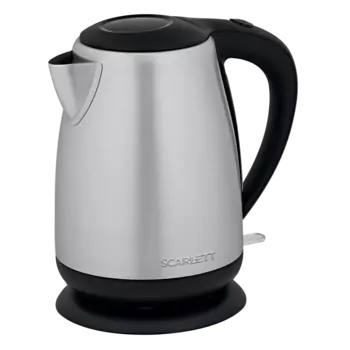 Чайник Scarlett SC-EK21S93 1.7л. 2200Вт, закрытая спираль, нержавеющая сталь, серебристый/черный