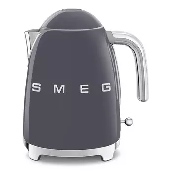 Чайник SMEG стиль 50-х гг KLF03GREU 1.7л. 2400Вт, скрытый нагревательный элемент, металл, серый шифер (KLF03GREU)