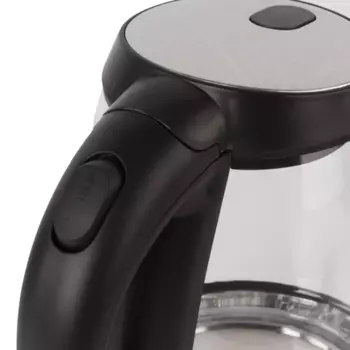 Чайник SONNEN KT-201 1.7л. 2200Вт, закрытая спираль, стекло/пластик, черный (451712)