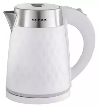 Чайник Supra KES-1798 1.7л. 1500Вт, пластик, белый (KES-1798)