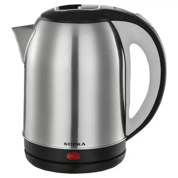 Чайник электрический SUPRA KES-1824 1.8л. 1.5 кВт, нержавеющая сталь/пластик, серебристый/черный