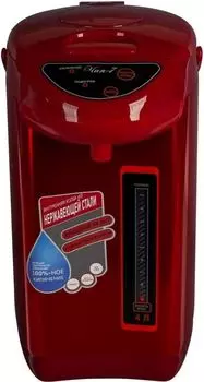 Чайник-термос ВЕЛИКИЕ РЕКИ Чая-7 4л. 800 Вт, металл, красный/черный