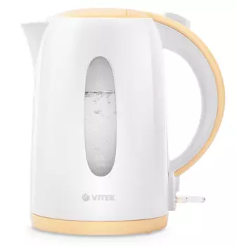 Чайник VITEK VT-7078 1.7л. 2.2 кВт, пластик/металл, белый (VT-7078)