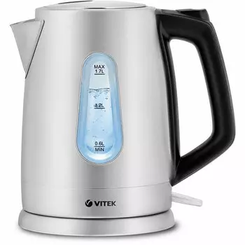 Чайник электрический VITEK VT-7087 1.7л. 2.15 кВт, металл, сталь (VT-7087)