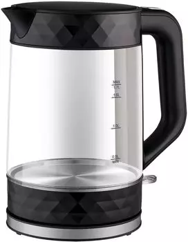 Чайник электрический VITEK VT-8809 1.7л. 2.2 кВт, пластик/стекло, черный