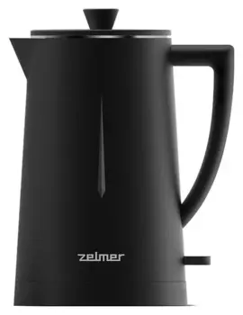 Чайник электрический Zelmer ZCK8020B 1.7л. 1.5 кВт, пластик, черный (71505538P)