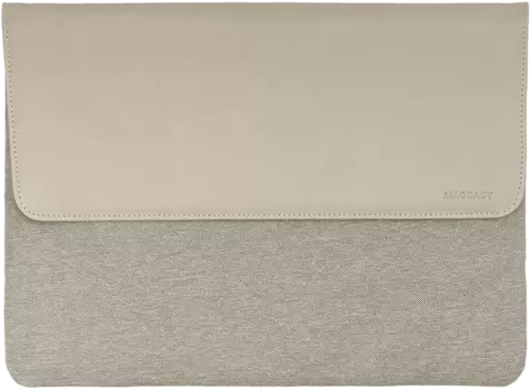 Чехол 14" SwitchEasy, искусственная кожа, светло-серый (MMB134153LA23)