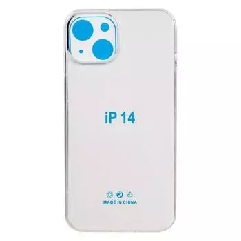 Чехол Clear Case для смартфона Apple iPhone 14, силикон, прозрачный (271726)