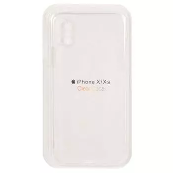 Чехол Clear Case для смартфона Apple iPhone X/XS, силикон, прозрачный (886722)