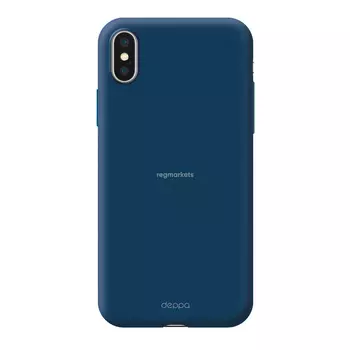 Чехол Deppa Air Case для смартфона Apple iPhone X/XS, поликарбонат, синий (31170)