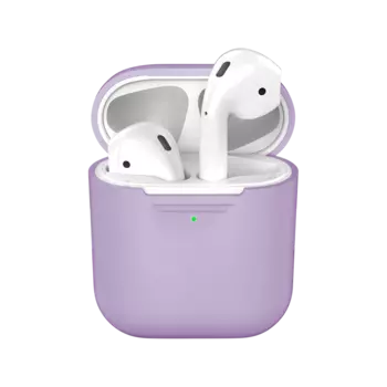 Чехол Deppa, силиконовый для Apple AirPods, лавандовый (47007)