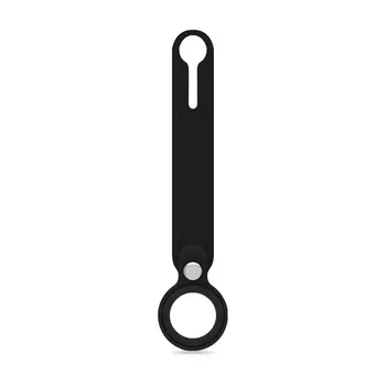 Чехол DF 01, Apple для AirTag, силиконовый, черный (DF iTag-01)