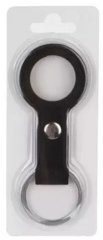 Чехол для метки AirTag mObility для Apple Airtag, силикон, черный (УТ000026714)