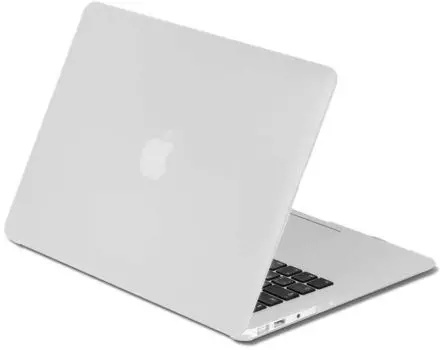 Чехол для ноутбука 15" DF для MacBook Pro 15, пластик с покрытием Soft-Touch, серебристый (DF MacCase-04 (silver))