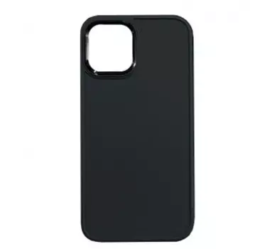 Чехол для смартфона Apple iPhone 12/12 Pro, силикон, черный (210139)