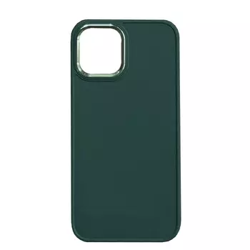 Чехол для смартфона Apple iPhone 12/12 Pro, силикон, темно-зеленый (210146)