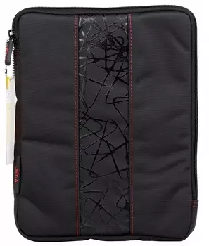 Чехол Jet.A IS10-21 для планшета Apple iPad 1&2, черный/красный (IS10-21b/r)