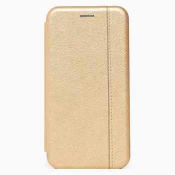 Чехол-книжка Activ BC002 для смартфона Xiaomi Redmi 9C, искусственная кожа + термопластичный полиуретан (TPU), золотистый (125725)