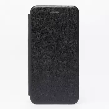 Чехол-книжка BC002 для смартфона Samsung SM-A125 Galaxy A12, искусственная кожа, черный (126711)