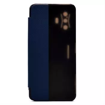 Чехол-книжка BC003 для смартфона Poco F4 GT, пластик, синий/черный (207307)