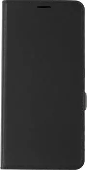 Чехол-книжка BoraSCO для смартфона Infinix smart 7 HD, искусственная кожа/микрофибра, черный (71754)