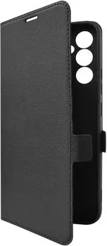 Чехол-книжка BoraSCO для смартфона Samsung Galaxy A34, искусственная кожа, черный (71459)