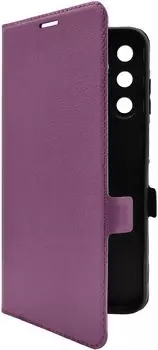 Чехол-книжка BoraSCO для смартфона Samsung Galaxy A15, силикон/искусственная кожа, фиолетовый (72864)