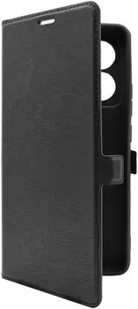 Чехол-книжка BoraSCO для смартфона Xiaomi 14T Pro, искусственная кожа/микрофибра, черный (73788)