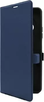 Чехол-книжка BoraSCO для смартфона Xiaomi/Poco Redmi 14C/Poco C75, искусственная кожа/микрофибра, синий (73697)
