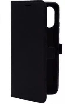 Чехол-книжка BoraSCO для смартфона ZTE Blade A31 plus, искусственная кожа/микрофибра, черный (40859)