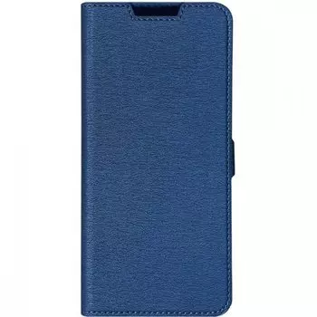Чехол-книжка DF для смартфона TECNO Spark 7, TPU, поликарбонат, синий (tFlip-02)