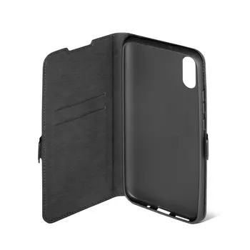 Чехол-книжка DF для смартфона Xiaomi Redmi 9A, черный (xiFlip-63)