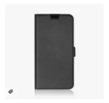 Чехол-книжка DF sFlip 84 для смартфона Samsung Galaxy A03s, искусственная кожа, черный (DF sFlip-84)
