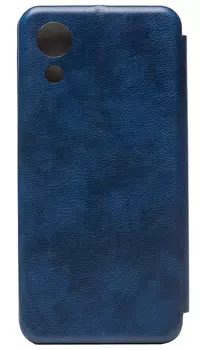 Чехол-книжка для смартфона Samsung SM-A032 Galaxy A03 Core, силикон, искусственная кожа, синий