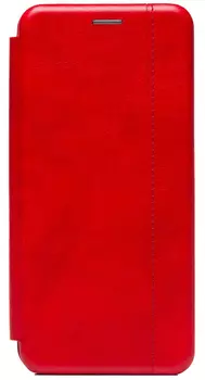 Чехол-книжка для смартфона Samsung SM-A135 Galaxy A13 4G, иск.кожа, силикон, красный