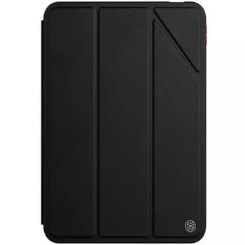 Чехол-книжка NILLKIN Bevel Leather Case для планшета Xiaomi Mi Pad 6/Pad 6 Pro, силикон/искусственная кожа/пластик, черный (5160198)