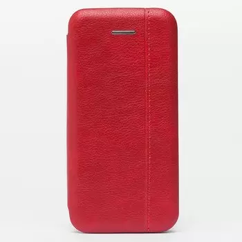 Чехол-книжка открытие в бок для смартфона Apple iPhone 5/5s/SE, красный (99954)